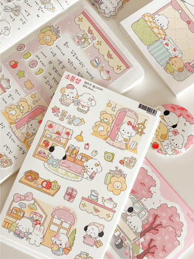[MZ03] NEW Mummuz 'Collection Shop' Sticker Sheet - Mummuz__korean_sticker_stationery