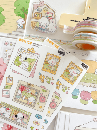 [MZ05] NEW Mummuz 'Record of Memories' Sticker Sheet - Mummuz__korean_sticker_stationery