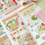 [MZ08] NEW Mummuz 'Watermelon House' Sticker Sheet - Mummuz__korean_sticker_stationery