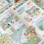 [MZ09] NEW Mummuz 'Goldfish Bus Stop' Sticker Sheet - Mummuz__korean_sticker_stationery