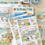 [MZ09] NEW Mummuz 'Goldfish Bus Stop' Sticker Sheet - Mummuz__korean_sticker_stationery