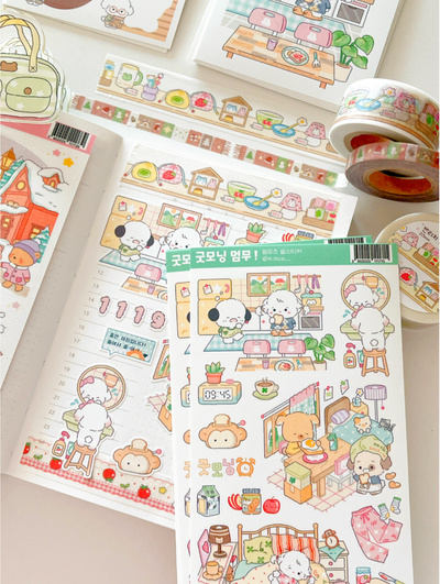 [MZ24] NEW Mummuz 'Good Morning Mummuz' Sticker Sheet - Mummuz__korean_sticker_stationery