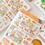 [MZ30] NEW Mummuz 'Bread Lover' Sticker Sheet - Mummuz__korean_sticker_stationery