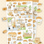 [MZ30] NEW Mummuz 'Bread Lover' Sticker Sheet - Mummuz__korean_sticker_stationery