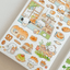 [MZ30] NEW Mummuz 'Bread Lover' Sticker Sheet - Mummuz__korean_sticker_stationery