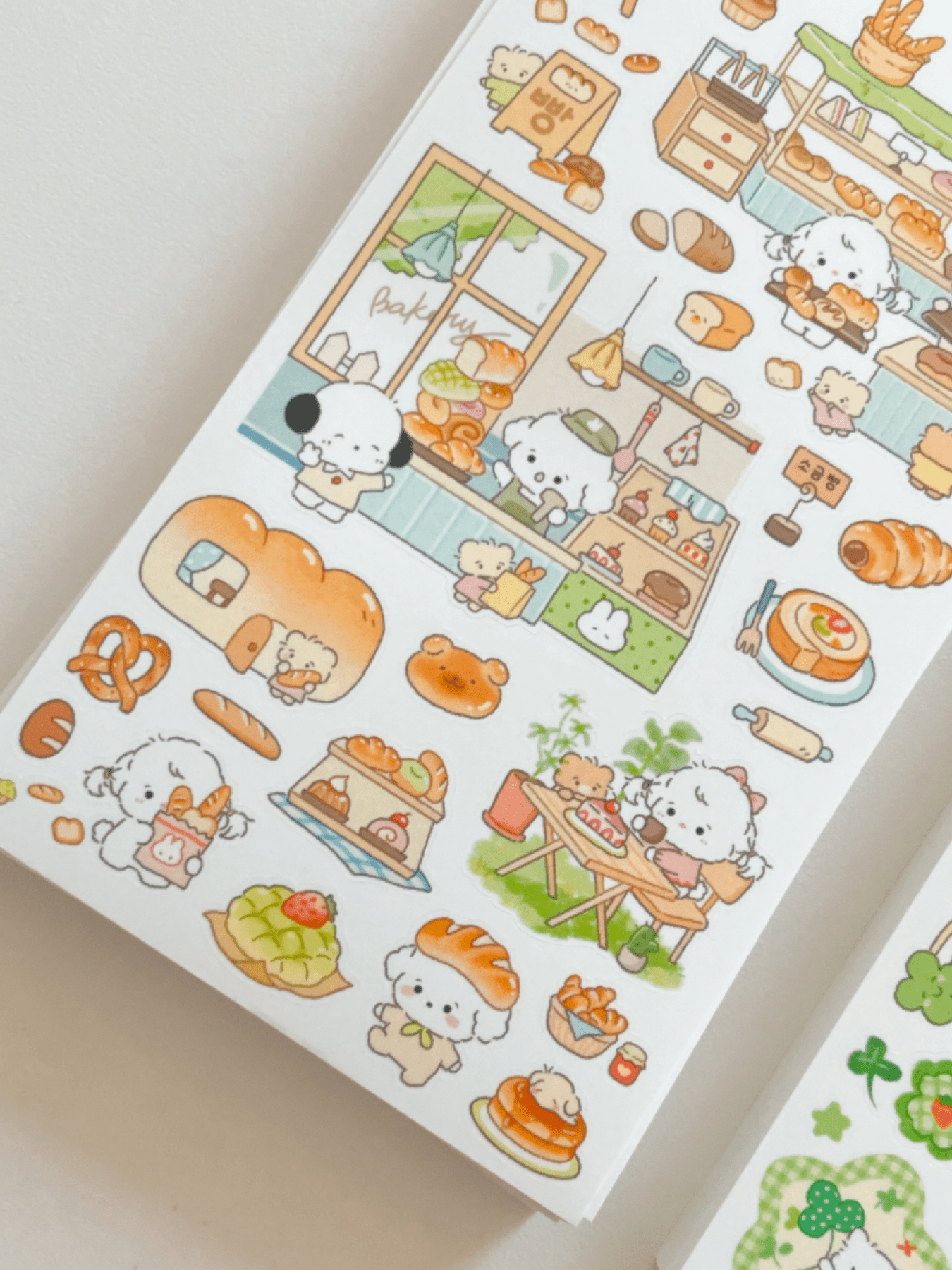 [MZ30] NEW Mummuz 'Bread Lover' Sticker Sheet - Mummuz__korean_sticker_stationery