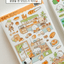 [MZ30] NEW Mummuz 'Bread Lover' Sticker Sheet - Mummuz__korean_sticker_stationery