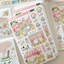 [MZ34] NEW Mummuz 'Heart Fluttering Walk to the School' Sticker Sheet - Mummuz__korean_sticker_stationery