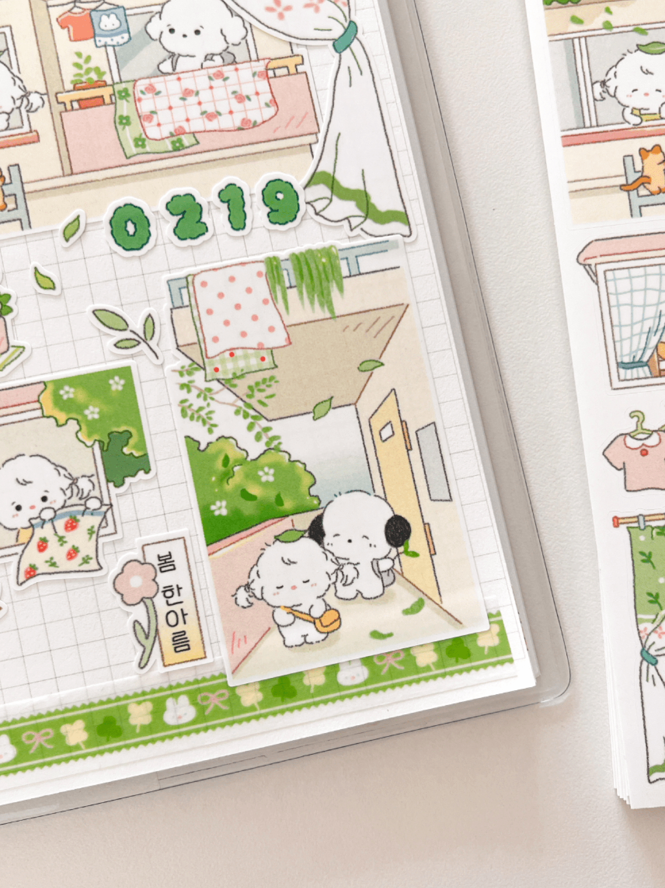 [MZ35] NEW Mummuz 'Sunny Day' Sticker Sheet - Mummuz__korean_sticker_stationery