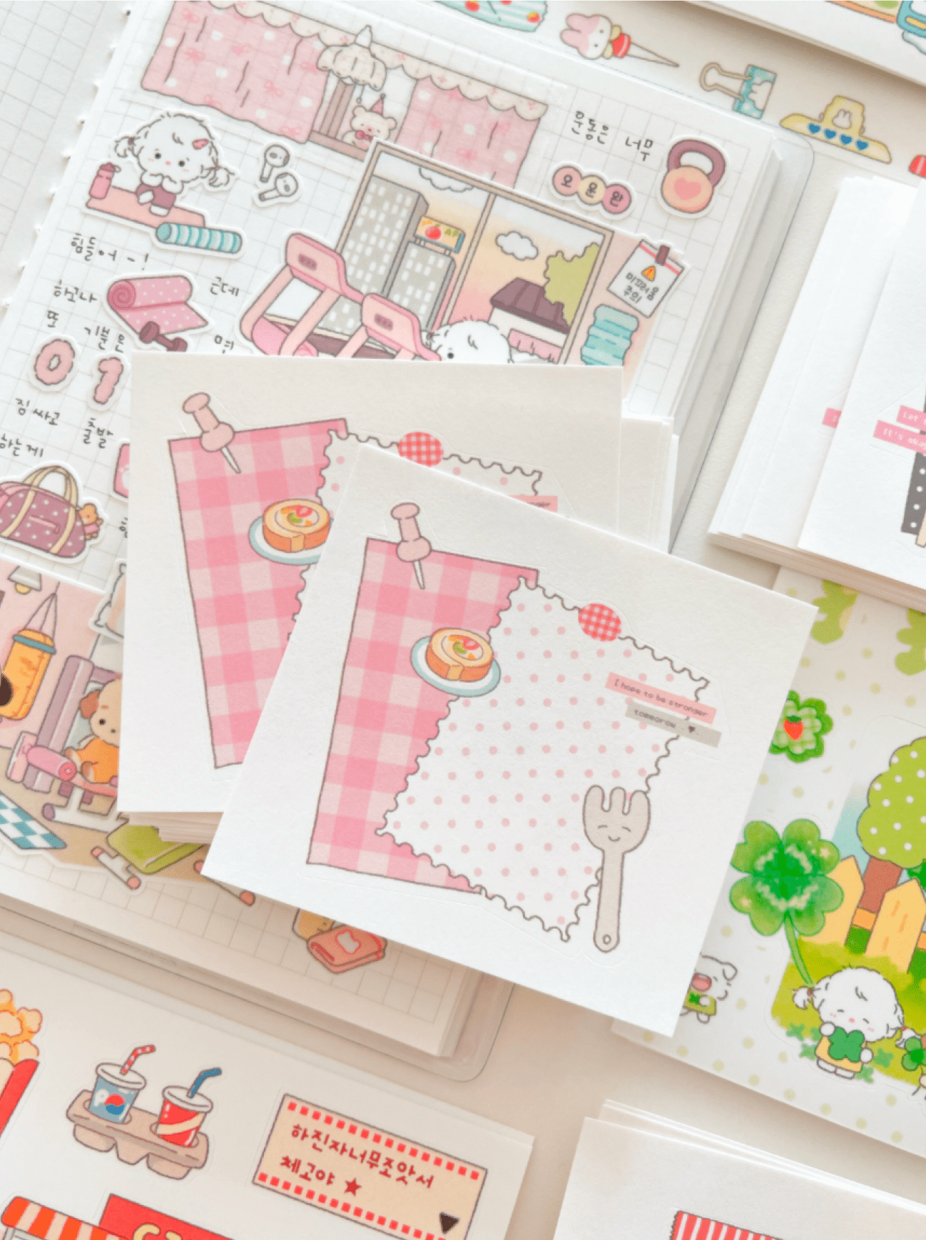 [MZ40] NEW Mummuz 'Scrapbook' Memo Sticker Set - Mummuz__korean_sticker_stationery