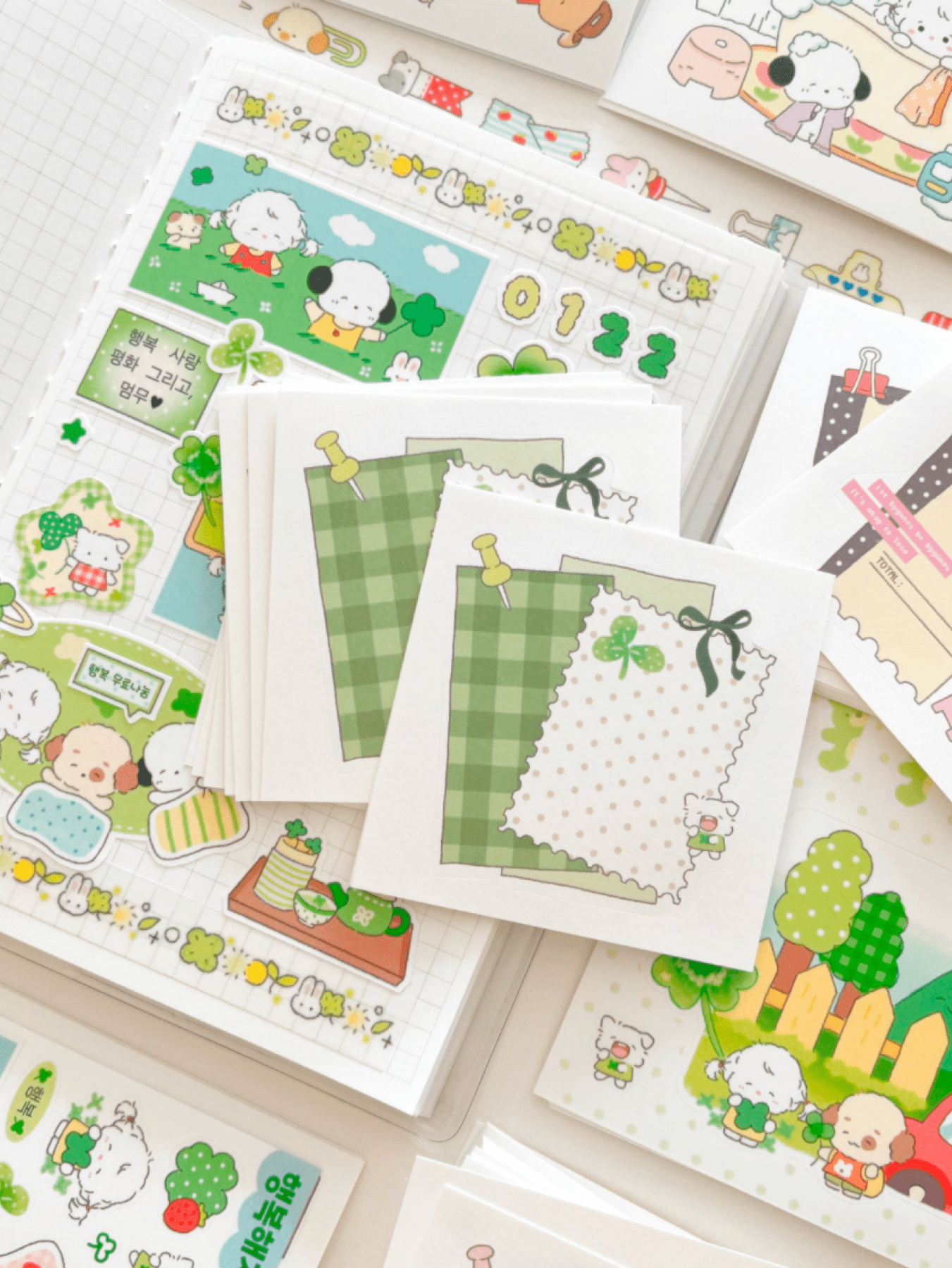 [MZ40] NEW Mummuz 'Scrapbook' Memo Sticker Set - Mummuz__korean_sticker_stationery