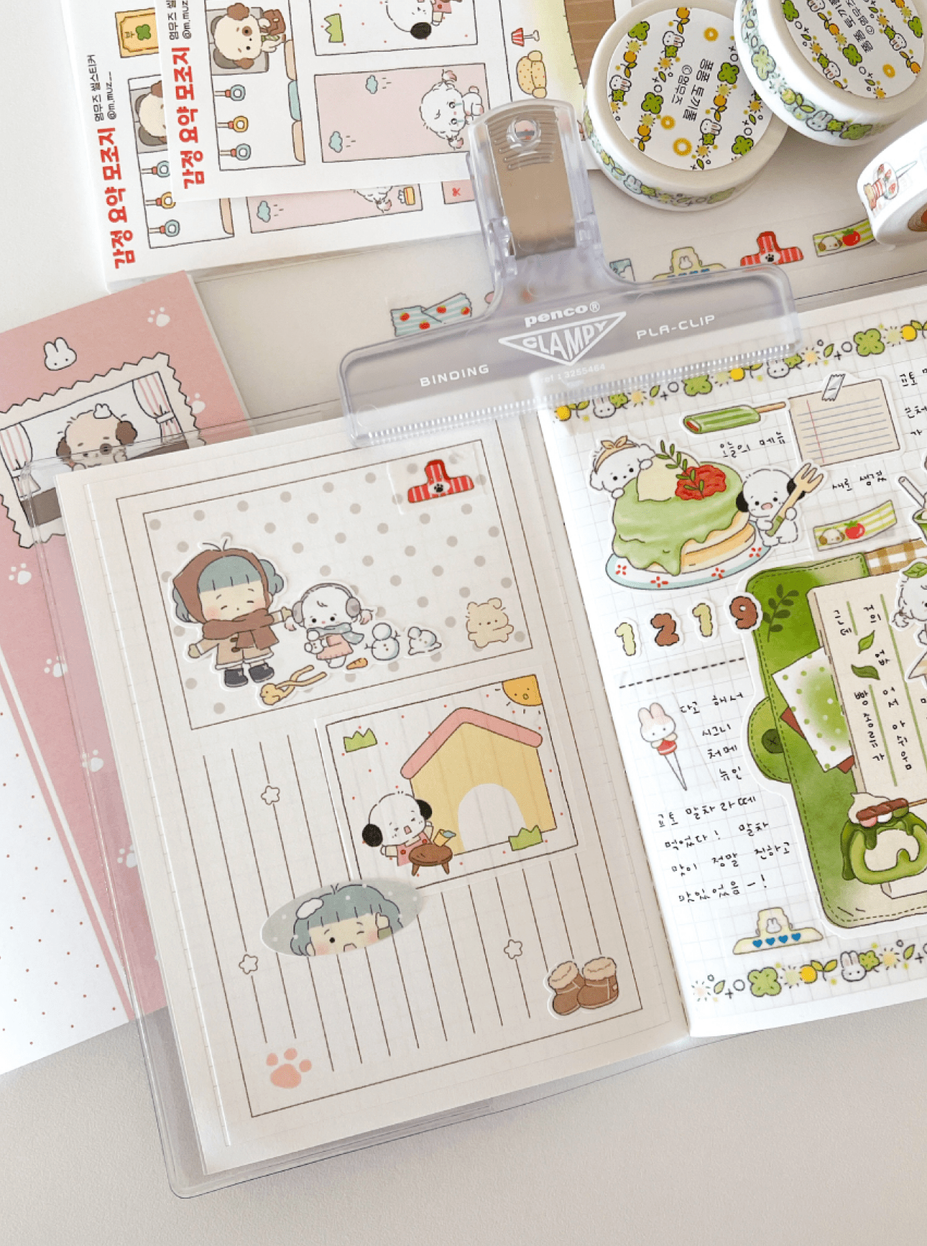[MZ41] NEW Mummuz 'Cutesy Insert' A6 Memo Sticker Set - Mummuz__korean_sticker_stationery