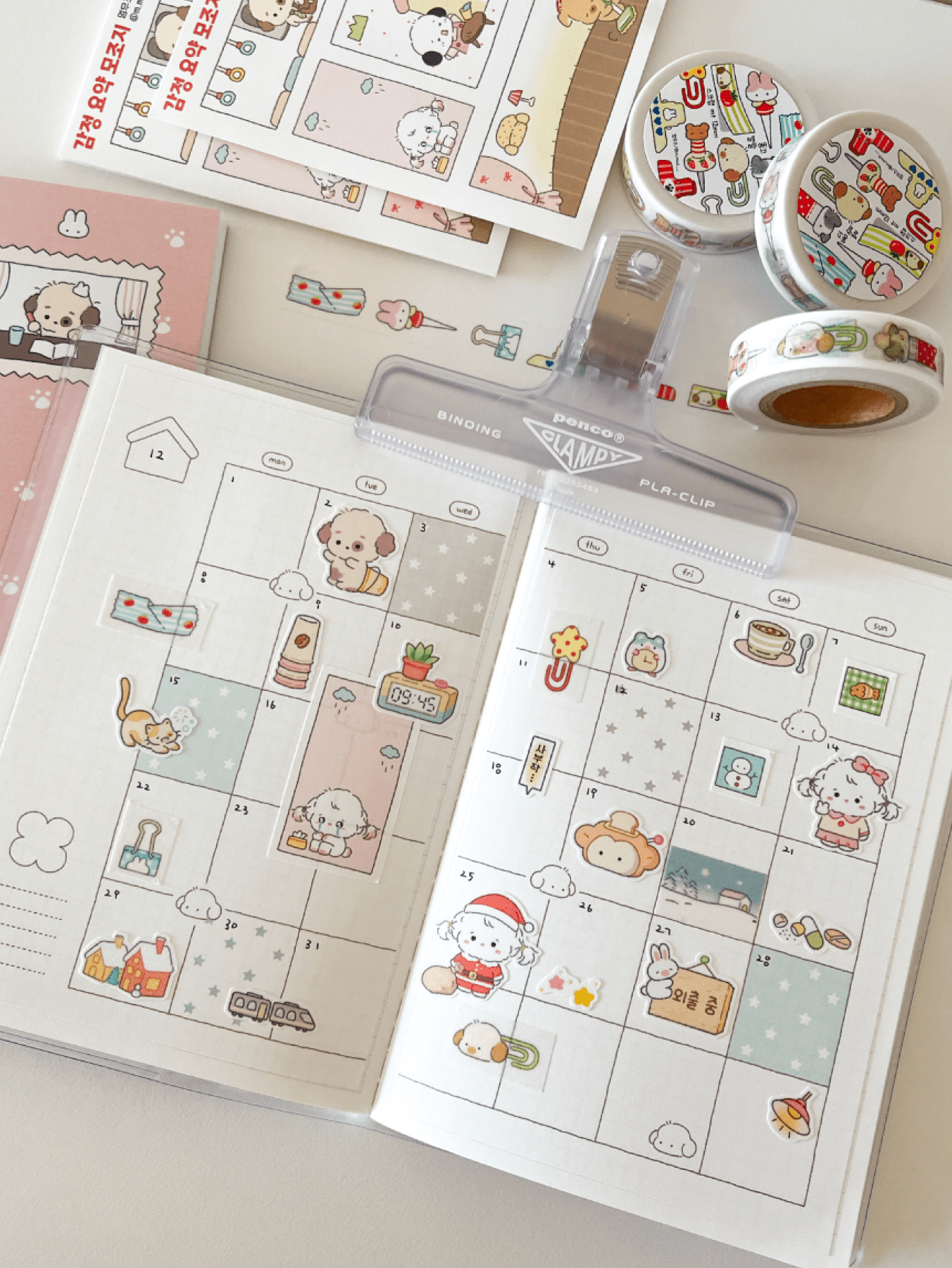 [MZ41] NEW Mummuz 'Cutesy Insert' A6 Memo Sticker Set - Mummuz__korean_sticker_stationery