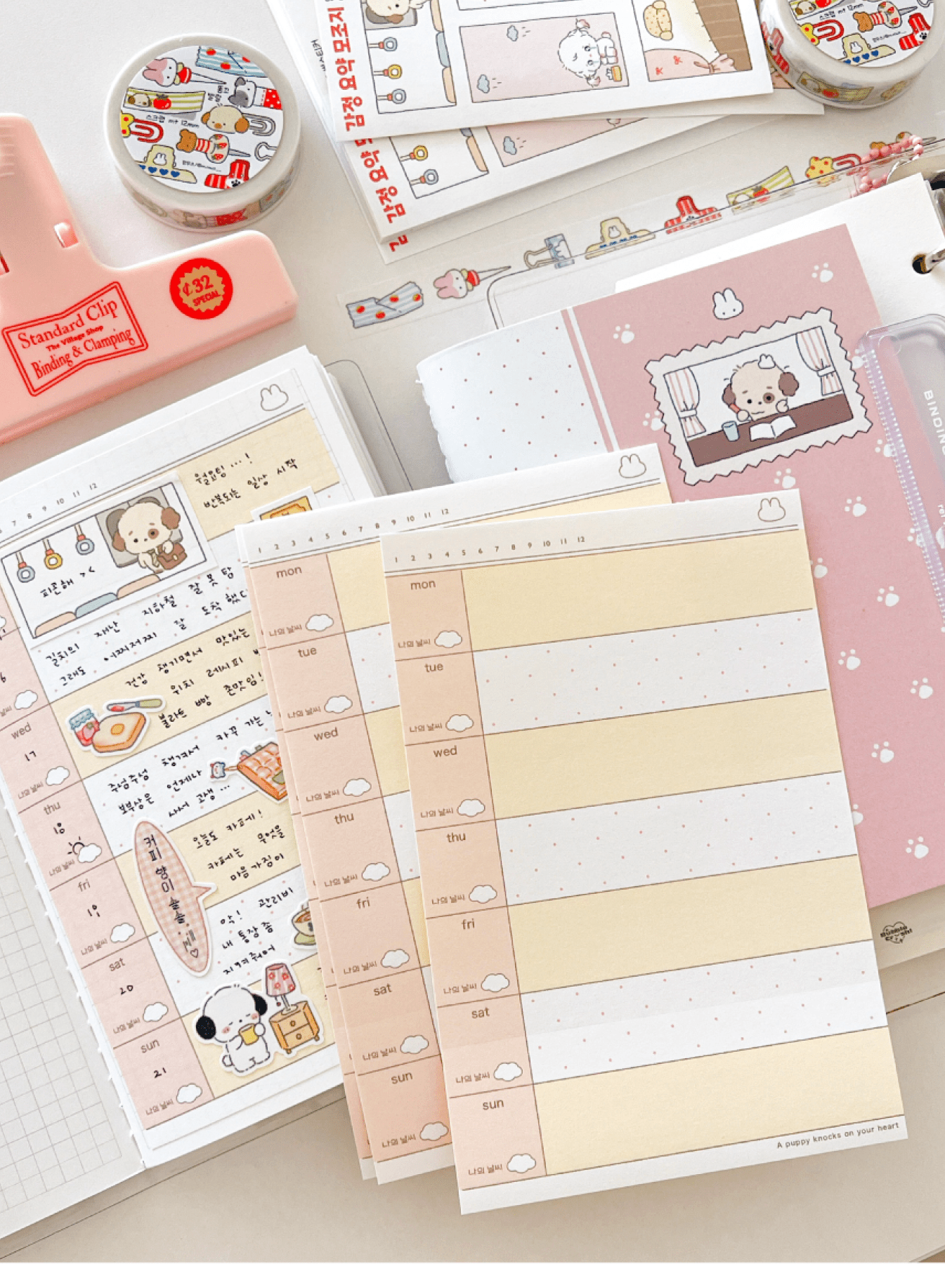 [MZ41] NEW Mummuz 'Cutesy Insert' A6 Memo Sticker Set - Mummuz__korean_sticker_stationery