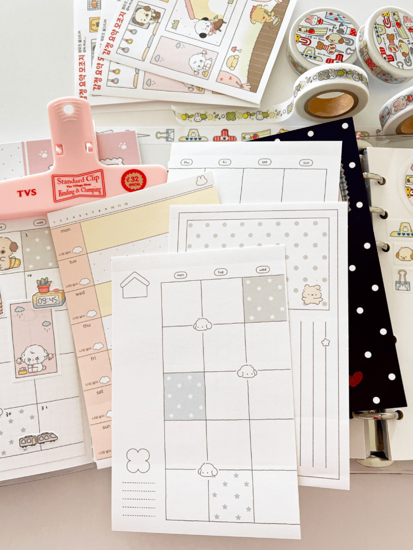 [MZ41] NEW Mummuz 'Cutesy Insert' A6 Memo Sticker Set - Mummuz__korean_sticker_stationery