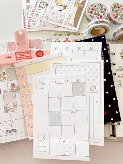 [MZ41] NEW Mummuz 'Cutesy Insert' A6 Memo Sticker Set - Mummuz__korean_sticker_stationery