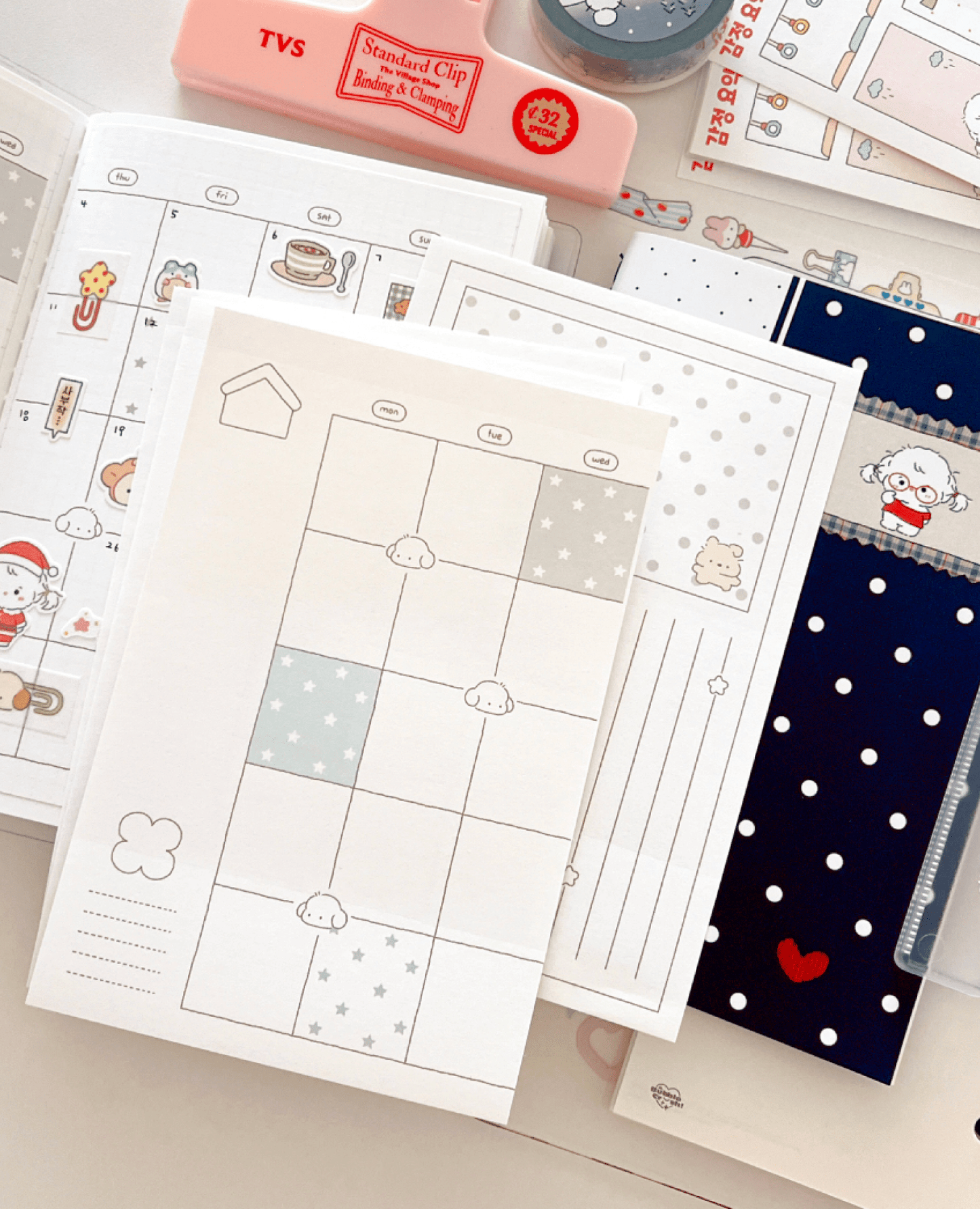 [MZ41] NEW Mummuz 'Cutesy Insert' A6 Memo Sticker Set - Mummuz__korean_sticker_stationery