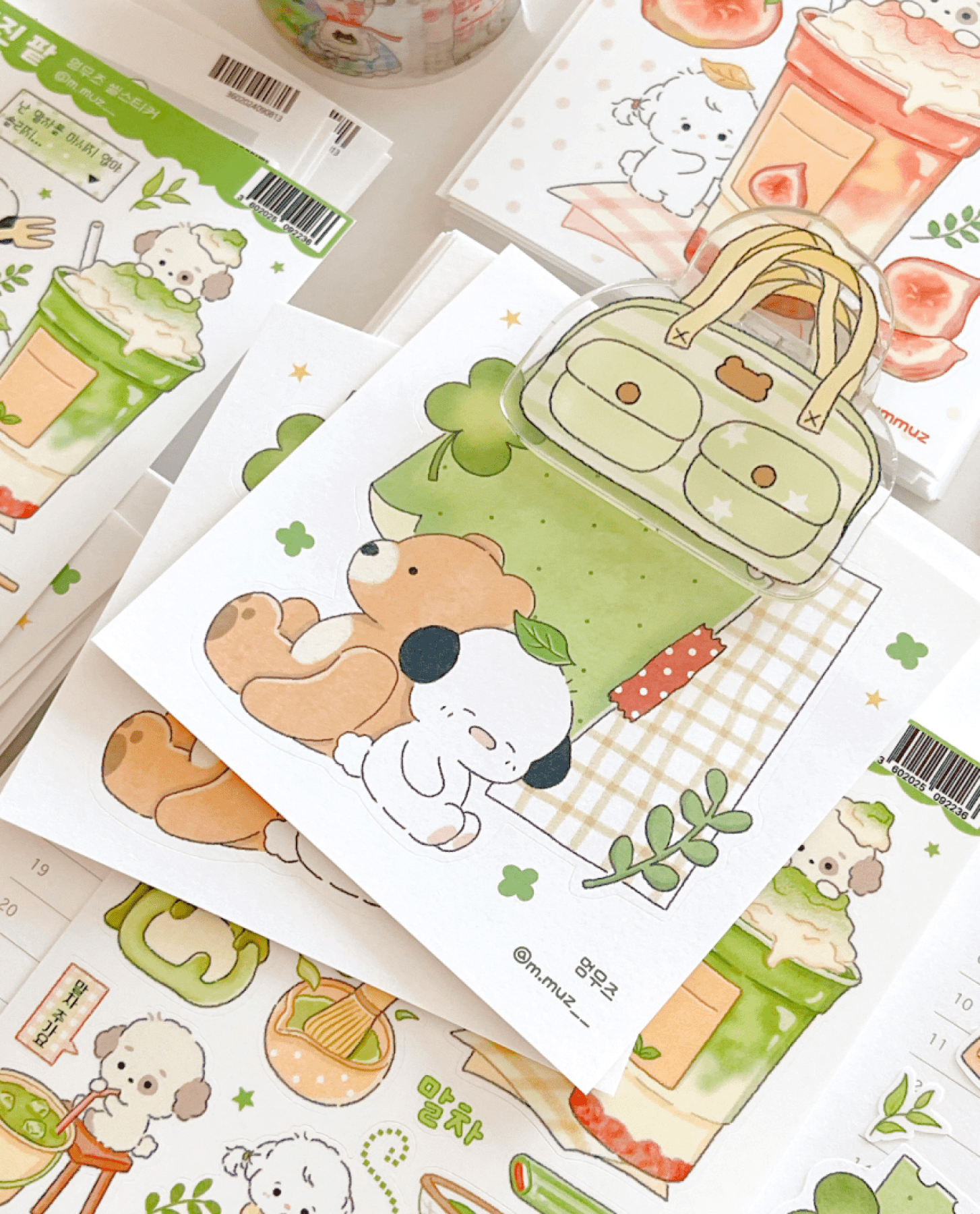 [MZ43] NEW Mummuz 'Bigger the Cuter' Memo Sticker Set - Mummuz__korean_sticker_stationery