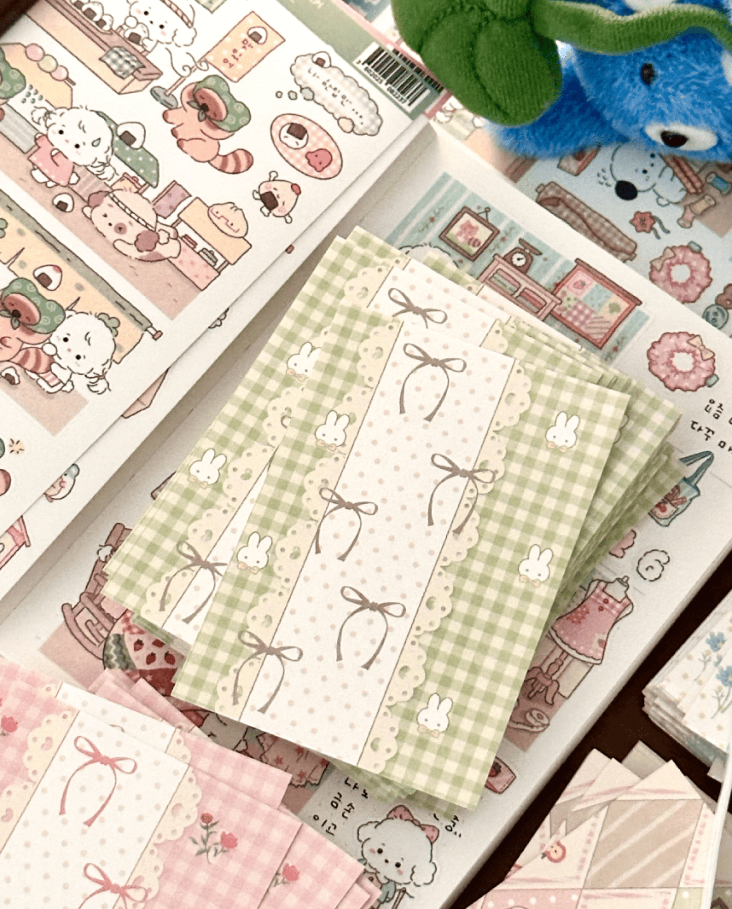 [MZ45] NEW Mummuz 'Vintage Background' Memo Paper Set - Mummuz__korean_sticker_stationery