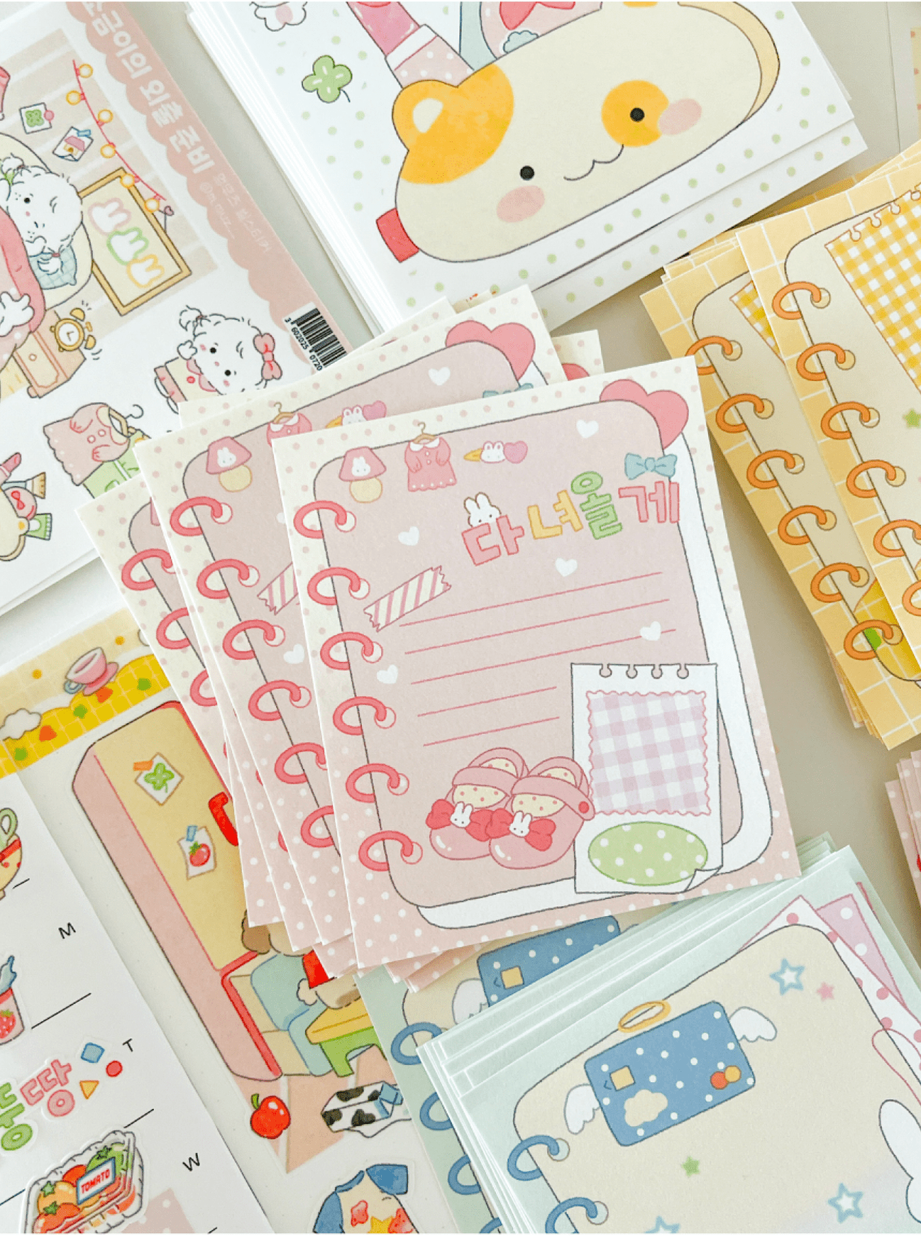 [MZ46] NEW Mummuz 'Spring Notebook' Memo Paper Set - Mummuz__korean_sticker_stationery