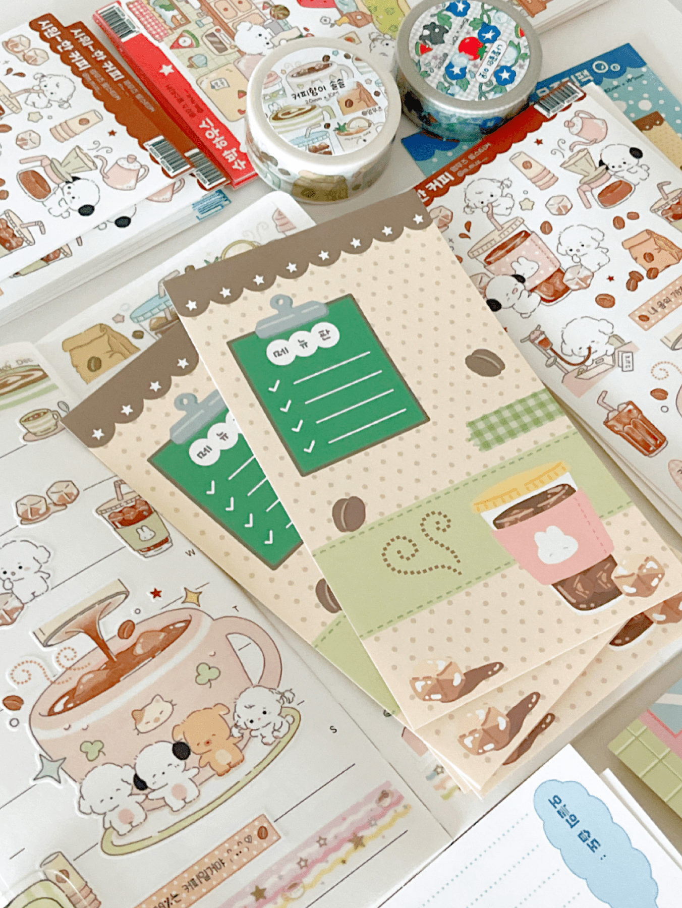 [MZ47] NEW Mummuz 'Day's Temperature' Slim Memo Sticker Set - Mummuz__korean_sticker_stationery