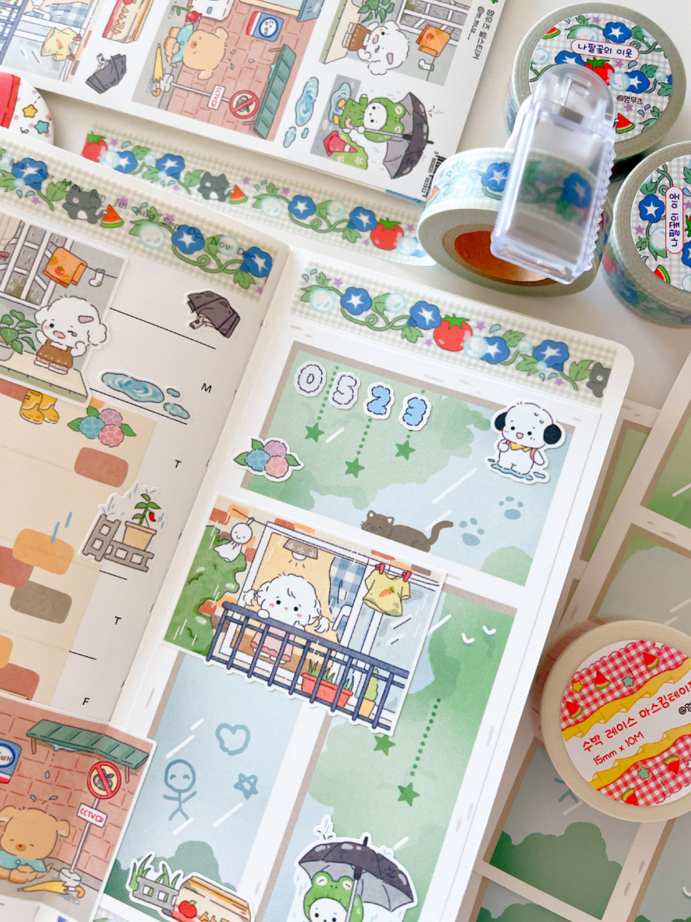 [MZ47] NEW Mummuz 'Day's Temperature' Slim Memo Sticker Set - Mummuz__korean_sticker_stationery