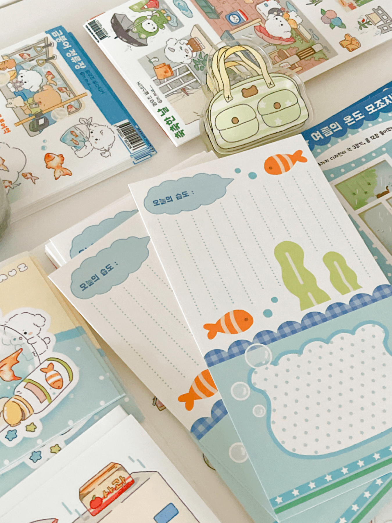 [MZ47] NEW Mummuz 'Day's Temperature' Slim Memo Sticker Set - Mummuz__korean_sticker_stationery