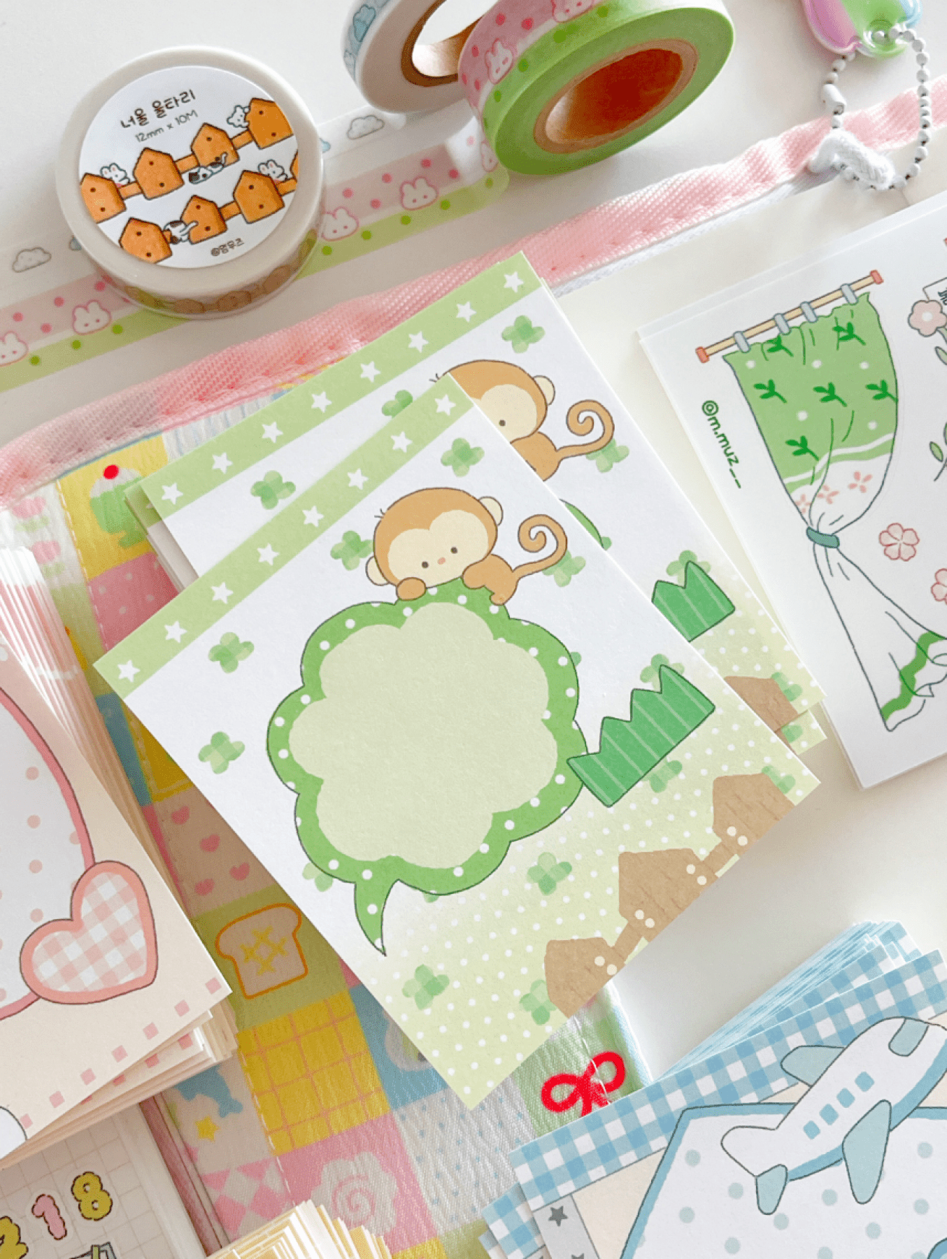 [MZ49] NEW Mummuz 'Speech Bubbles' Memo Sticker Set - Mummuz__korean_sticker_stationery