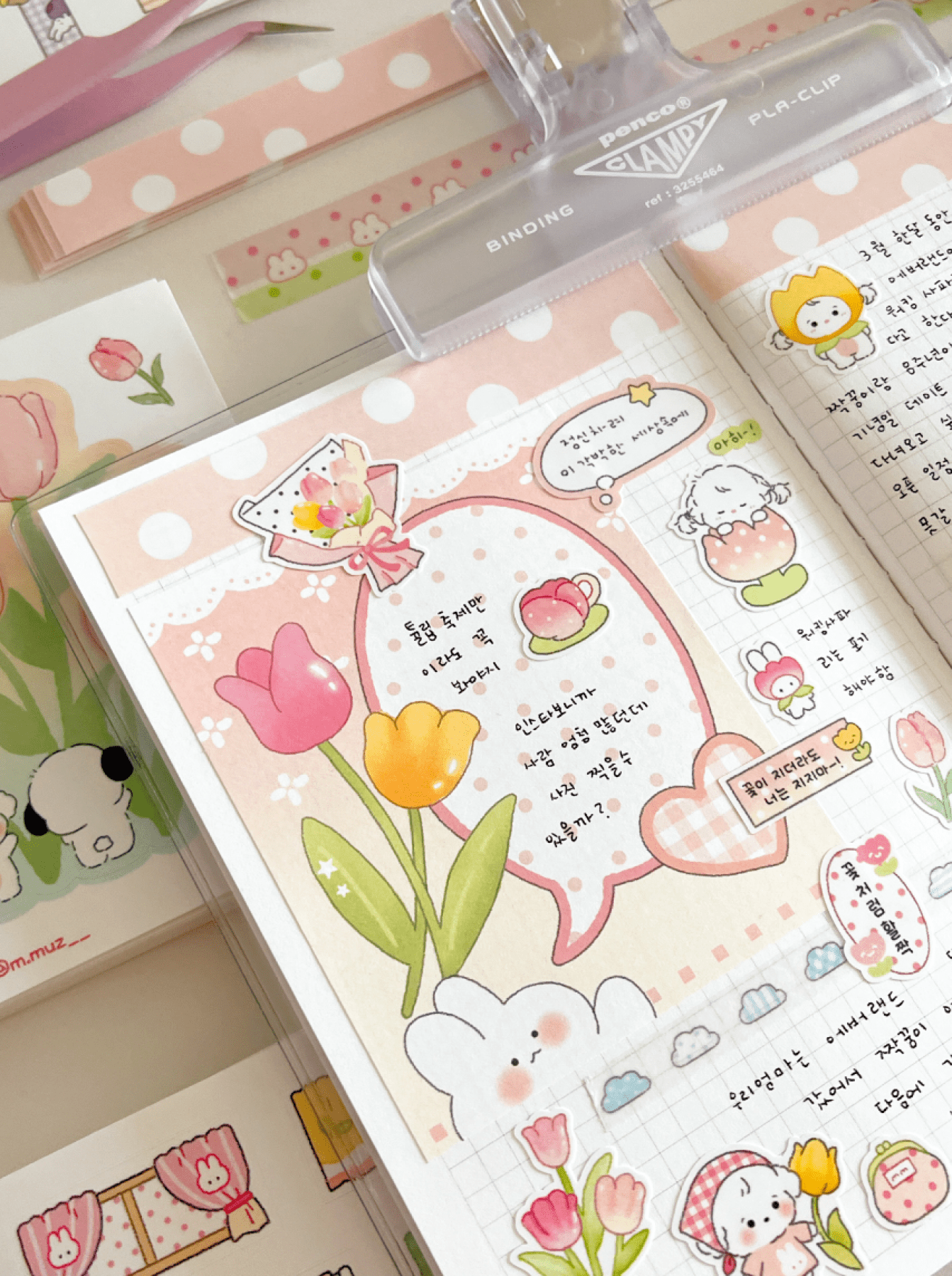 [MZ49] NEW Mummuz 'Speech Bubbles' Memo Sticker Set - Mummuz__korean_sticker_stationery