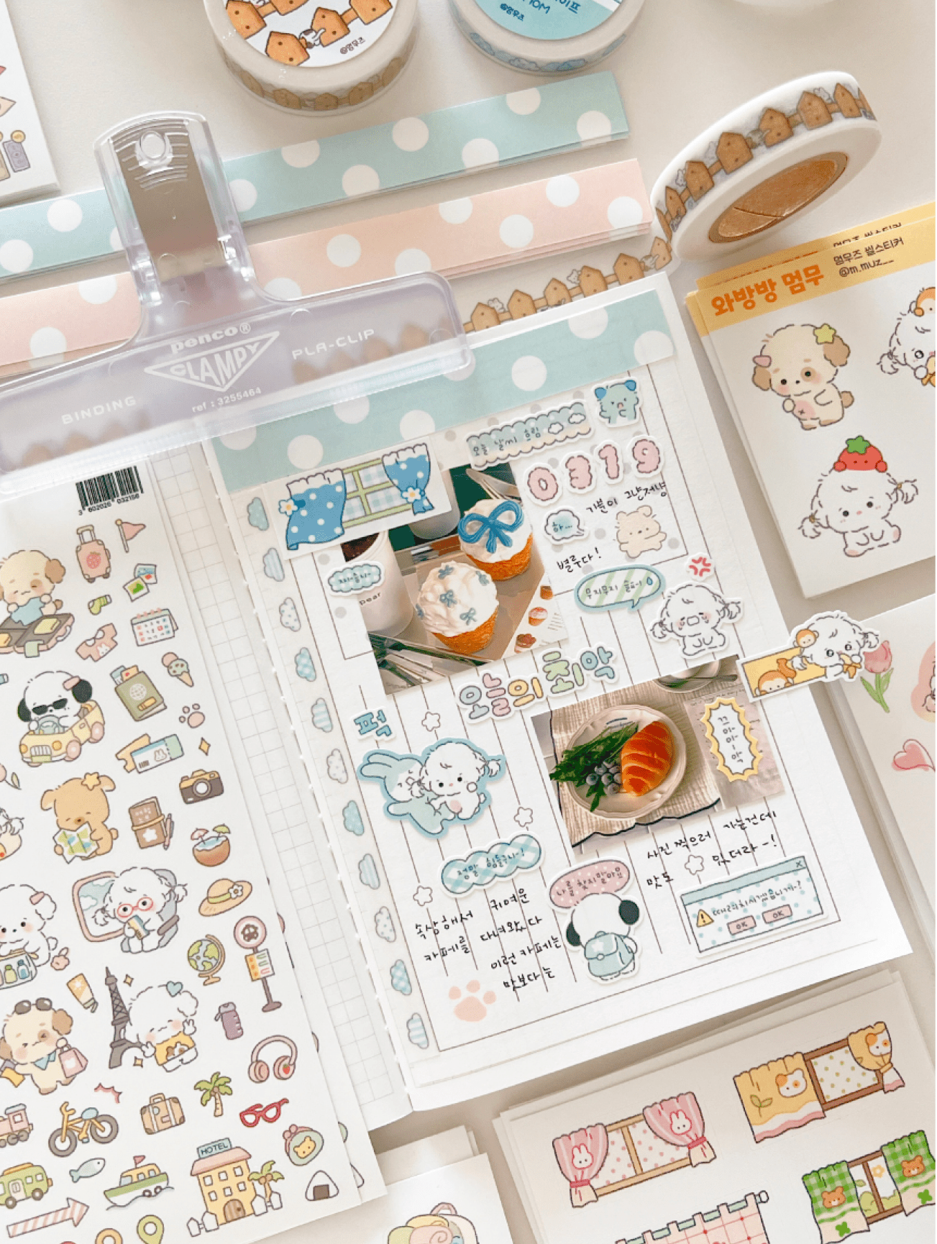 [MZ52] NEW Mummuz 'Scribbling Emotions - Negativity' Sticker Sheet - Mummuz__korean_sticker_stationery