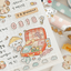 [MZ53] NEW Mummuz 'Travel Necessities' Sticker Sheet - Mummuz__korean_sticker_stationery
