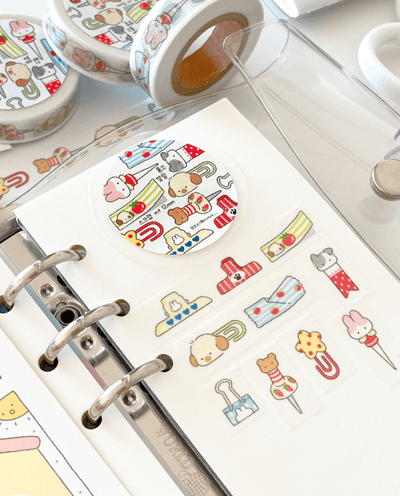 [MZ58] NEW Mummuz 'Cute Scrapbooking' Masking Tape 12mm x 10m - Mummuz__korean_sticker_stationery