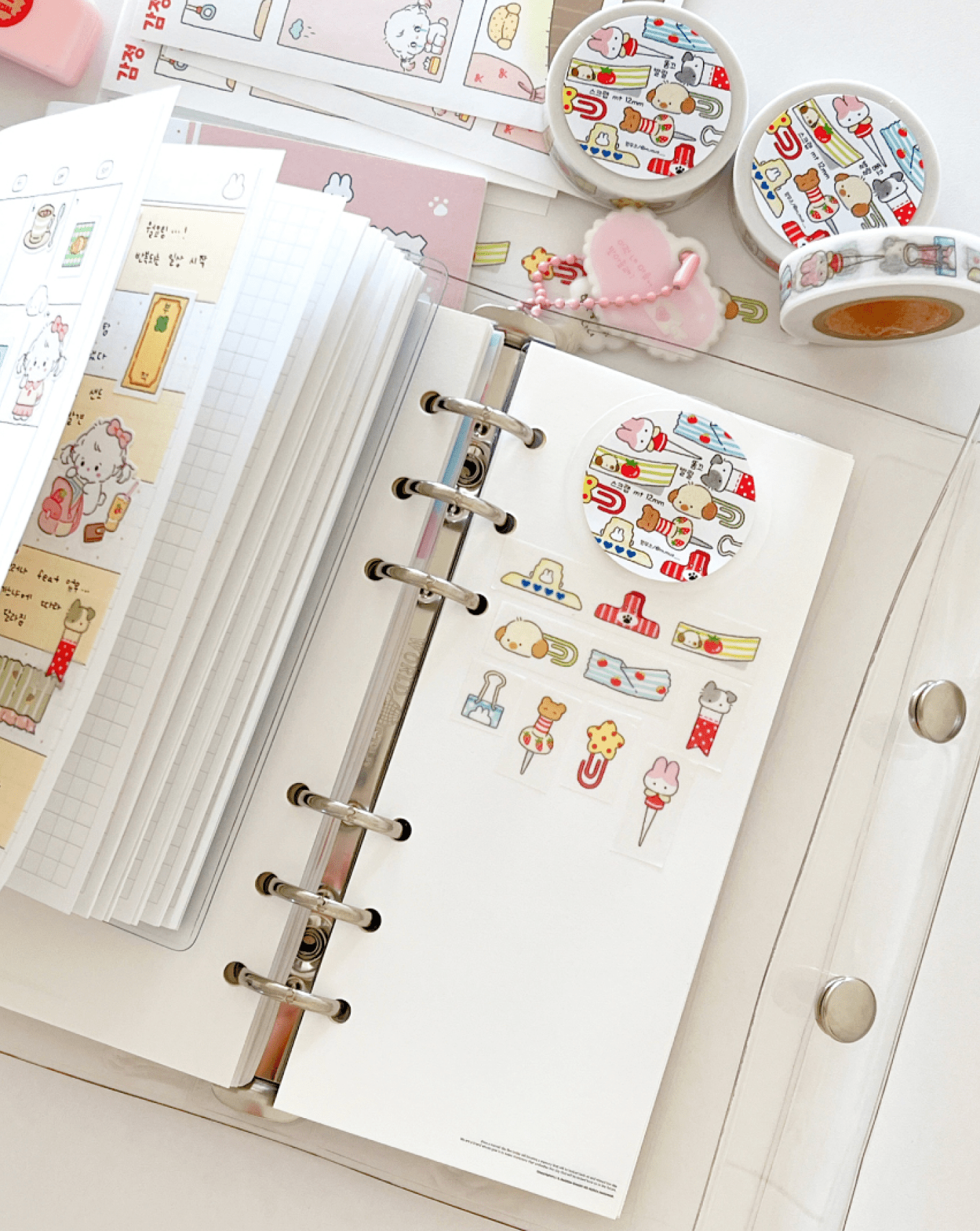 [MZ58] NEW Mummuz 'Cute Scrapbooking' Masking Tape 12mm x 10m - Mummuz__korean_sticker_stationery
