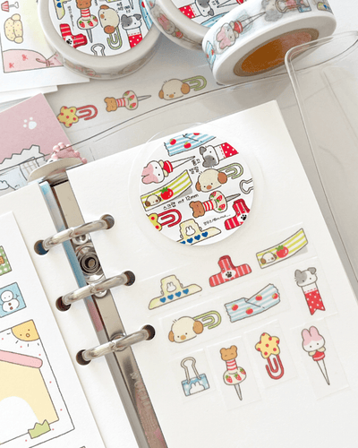 [MZ58] NEW Mummuz 'Cute Scrapbooking' Masking Tape 12mm x 10m - Mummuz__korean_sticker_stationery