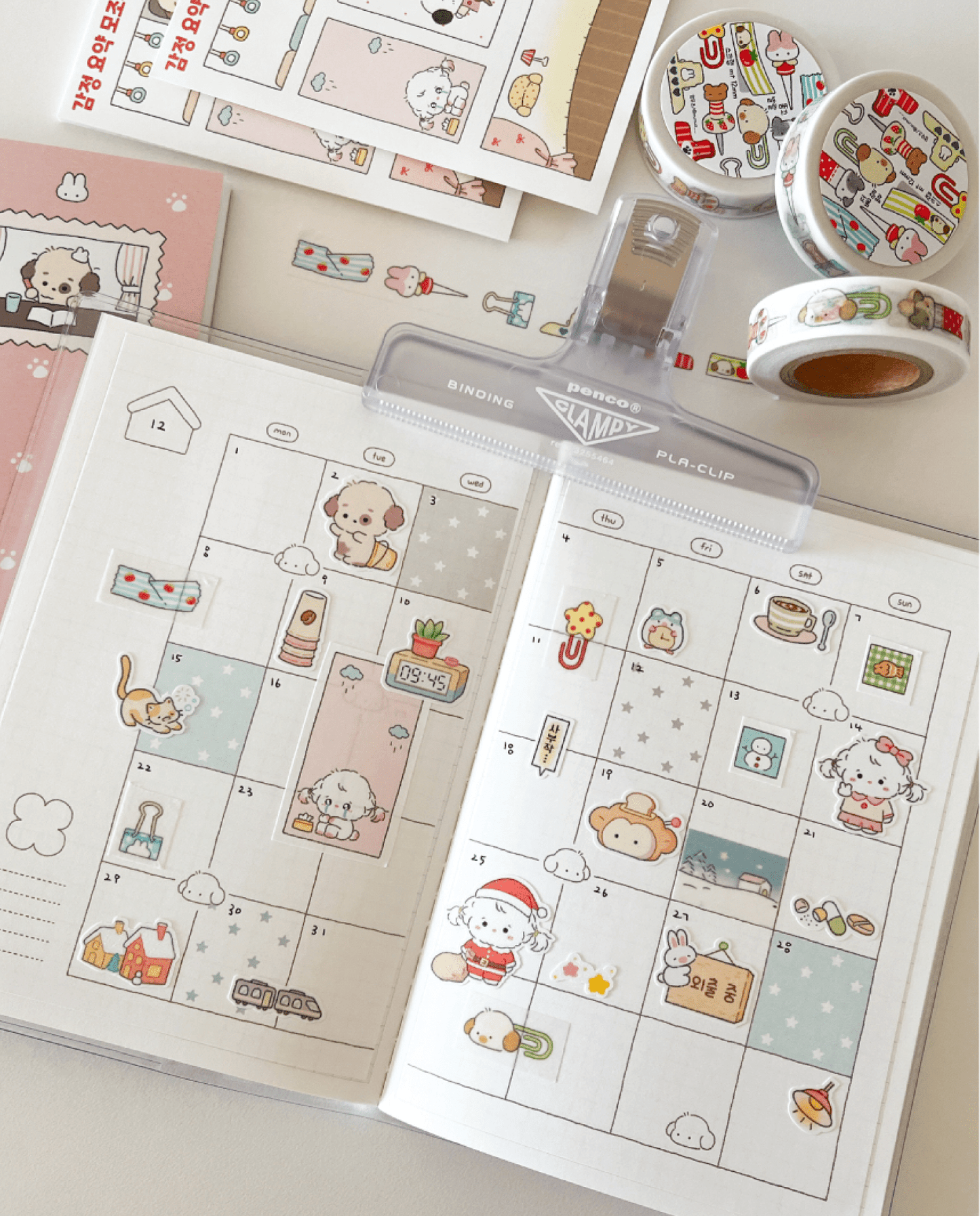 [MZ58] NEW Mummuz 'Cute Scrapbooking' Masking Tape 12mm x 10m - Mummuz__korean_sticker_stationery