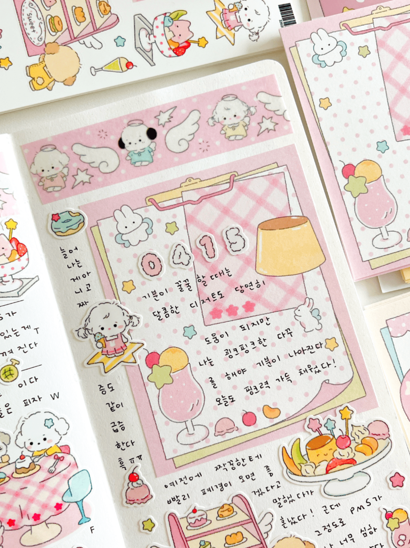[MZ61] NEW Mummuz 'Angel Mummuz' Masking Tape 20mm x 10m - Mummuz__korean_sticker_stationery