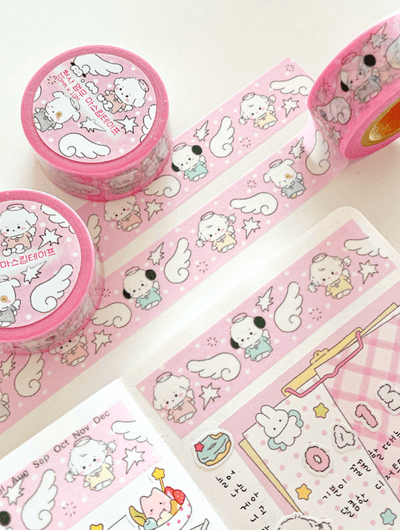 [MZ61] NEW Mummuz 'Angel Mummuz' Masking Tape 20mm x 10m - Mummuz__korean_sticker_stationery