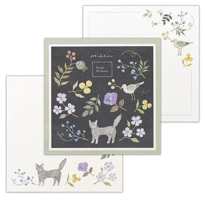 [NK02] Nuku Memo Pad - Cat and Bird - K:DULT FACTORY__korean_sticker_stationery