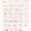 [NN04] NEW Nyung Nyung Shop 'Various Emotions ver.2' Sticker Pack (Single/Pack) -Nyung Nyung Shop_NN04S2 - Nya Nya (Pink Cat)_korean_sticker_stationery