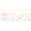 [NN08] NEW Nyung Nyung Shop 'Rounded Arrows' Kisscut Masking Tape -Nyung Nyung Shop__korean_sticker_stationery
