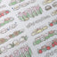 [NN10] NEW Nyung Nyung Shop 'Pitter-Patter 1/2/3' Kisscut Masking Tape (options) -Nyung Nyung Shop_NN10S2 - 2_korean_sticker_stationery