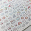[NN15] NEW Nyung Nyung Shop 'Seoul Illustration Fair Release 2' Kisscut Masking Tapes (options) -Nyung Nyung Shop_NN15S4 - Weather Pieces_korean_sticker_stationery
