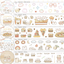 [NN15] NEW Nyung Nyung Shop 'Seoul Illustration Fair Release 2' Kisscut Masking Tapes (options) -Nyung Nyung Shop_NN15S1 - Poof! Magic_korean_sticker_stationery