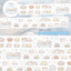 [NN16] NEW Nyung Nyung Shop 'Seoul Illustration Korea Release' Kisscut Masking Tapes (options) -Nyung Nyung Shop_NN16S1 - Sweet Friends_korean_sticker_stationery