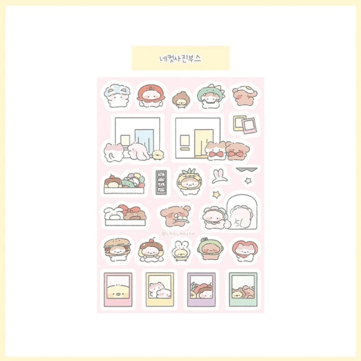 [NN18] NEW Nyung Nyung Shop 'MINI Enjoying the Convention' Sticker Pack -Nyung Nyung Shop__korean_sticker_stationery