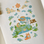 [NR04] Norudal Shop Flower Fairy Removable Sticker Sheet (options) - Norudal Shop_NR04S2 - Forget Me Not_korean_sticker_stationery