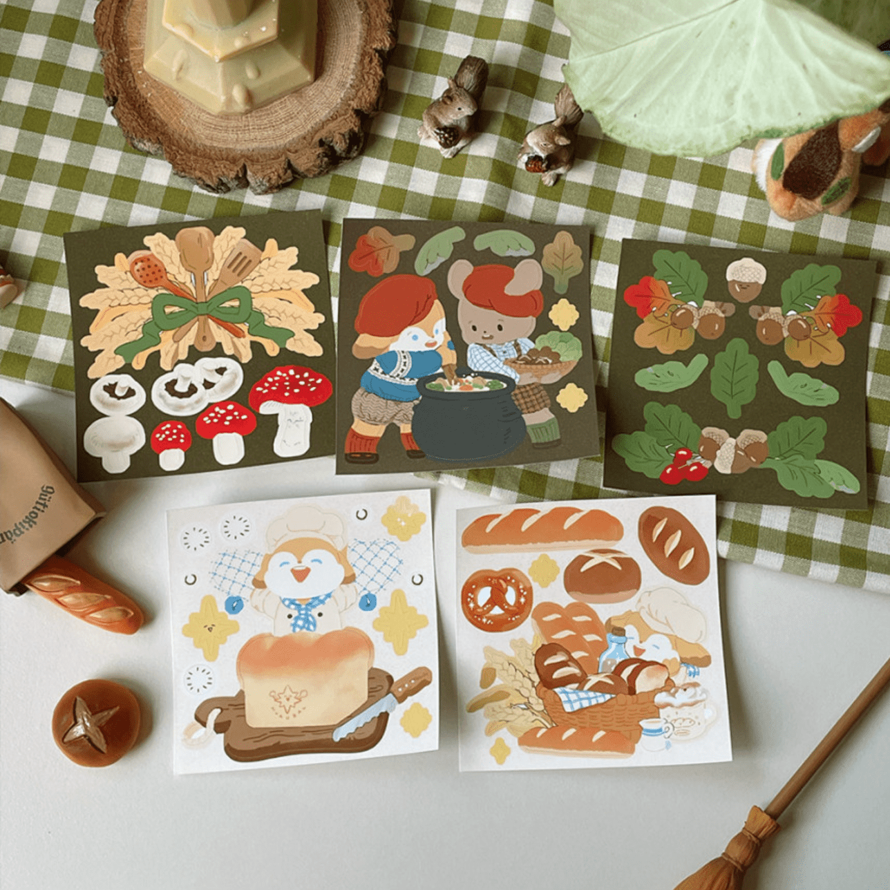 [NR06] Norudal Shop Fluffy Fluffy Big Removable Seal Pack - Norudal Shop__korean_sticker_stationery