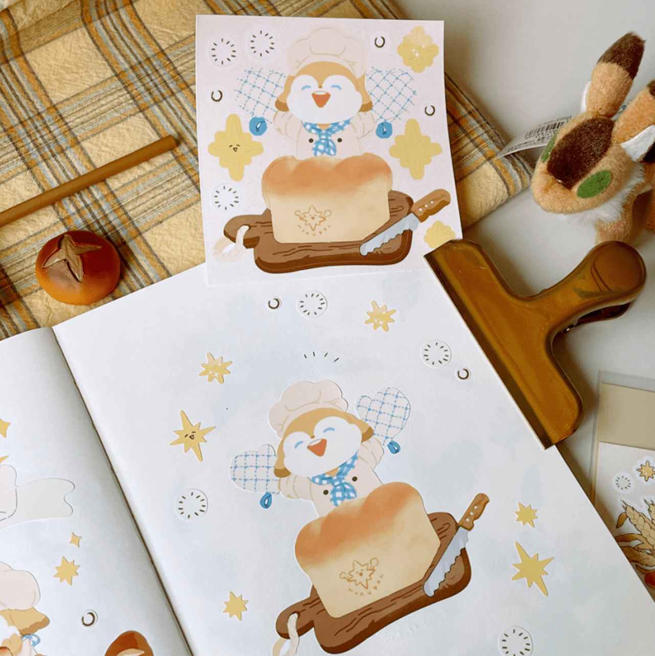 [NR06] Norudal Shop Fluffy Fluffy Big Removable Seal Pack - Norudal Shop__korean_sticker_stationery
