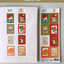 [NR10] Norudal Shop Stamp Sticker Pack (Pack/Singles) - Norudal Shop_NR10S4 - Piece of Fall_korean_sticker_stationery
