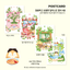 [NR12] Norudal Shop Sweet & Sour Gold - foil Postcard (options) - Norudal Shop_NR12S1 - Leafy Shade_korean_sticker_stationery